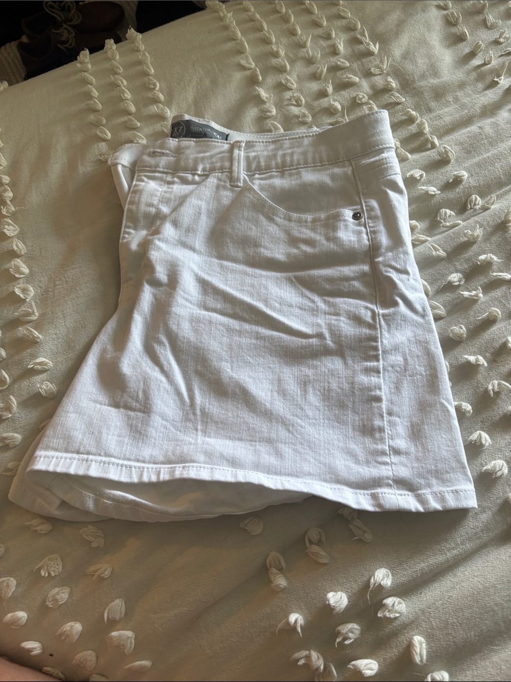 Wit & Wisdom White Denim Skort